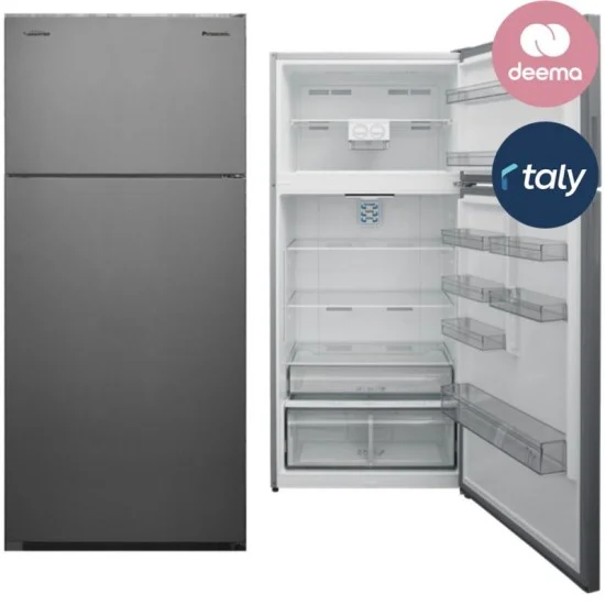 Panasonic Top Mount Freezer Refrigerator 432 Liters 17 CFT - Silver
